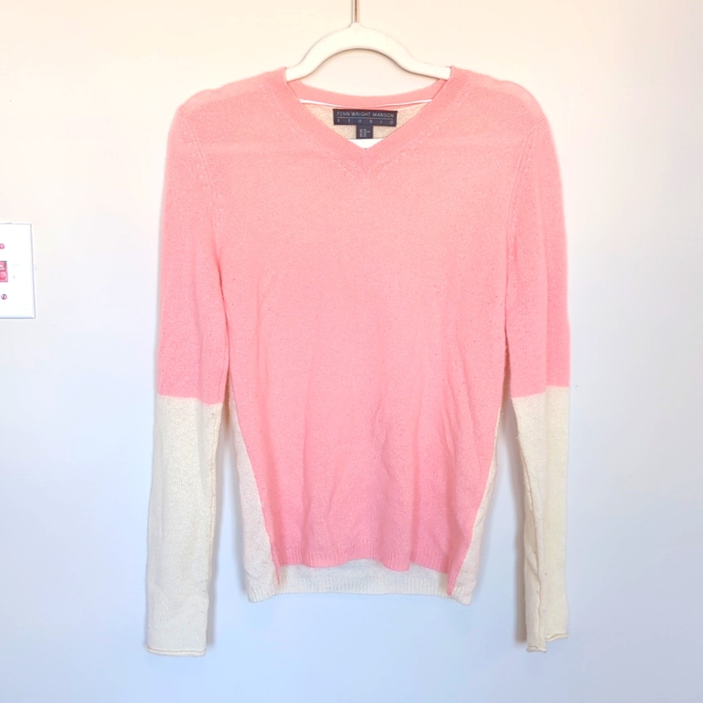 Pink cashmere sweater